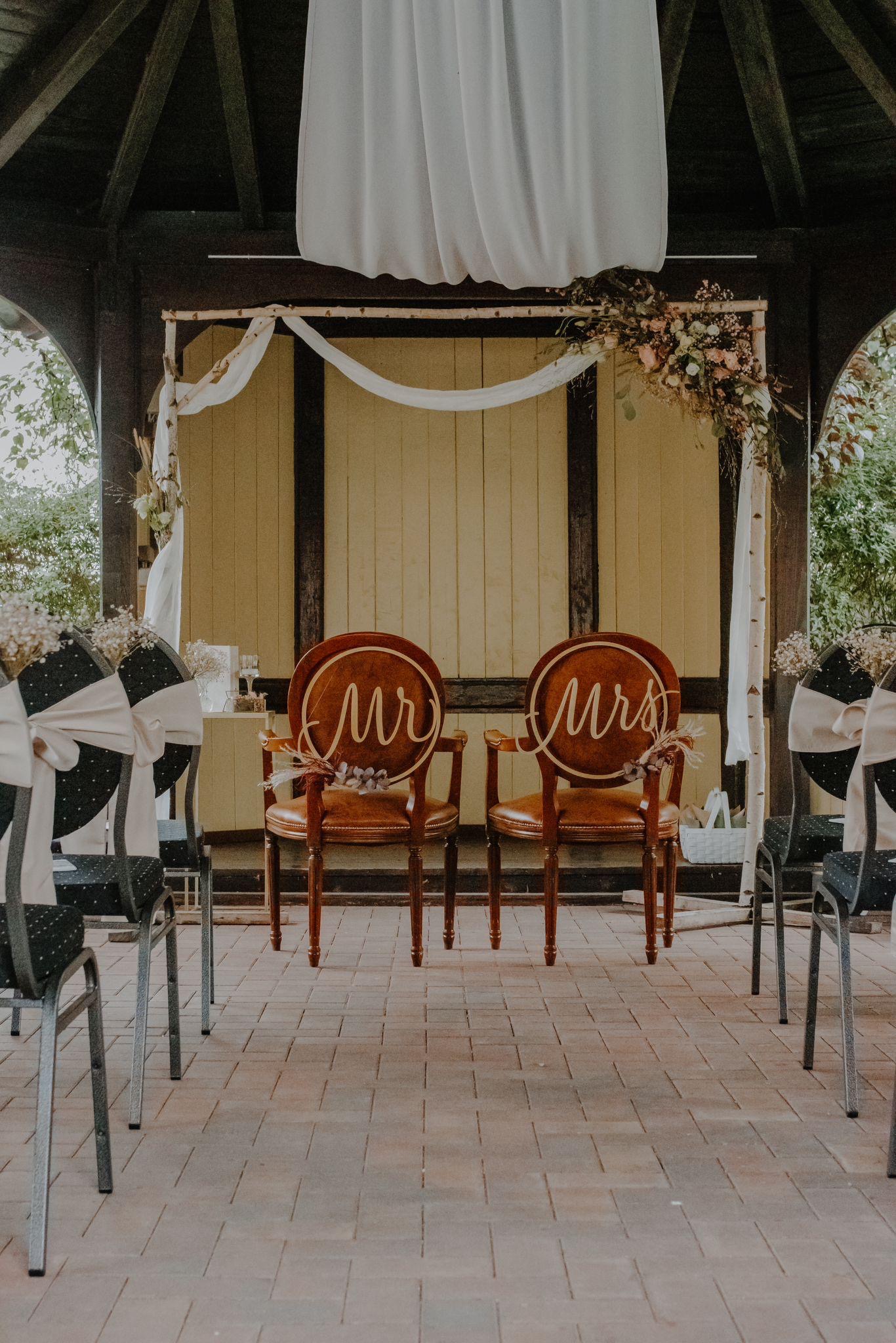 Stuhlschilder Mr&Mrs (Verschiedene Varianten) โ Bild 3