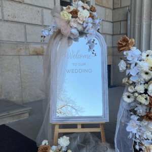 Willkommensschild Spiegel (Personalisierbar)